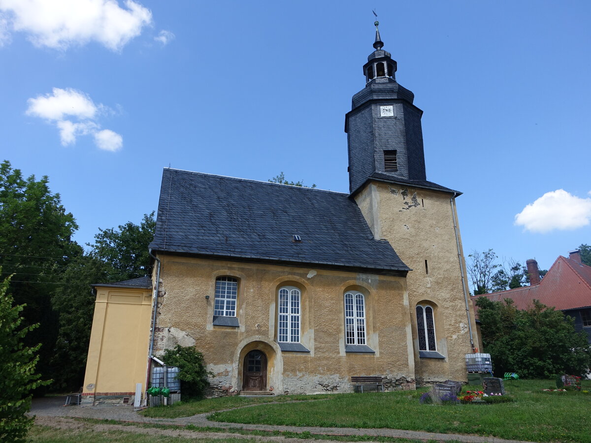 Tschirma, evangelische Kirche, erbaut 1703 (25.06.2023)