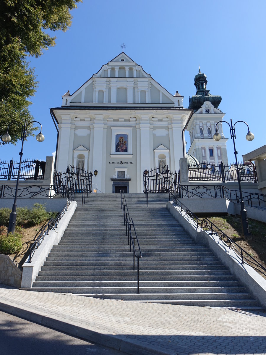 Tuchow, Redemptoristen Klosterkirche Maria Himmelfahrt, erbaut von 1665 bis 1682 (03.09.2020)