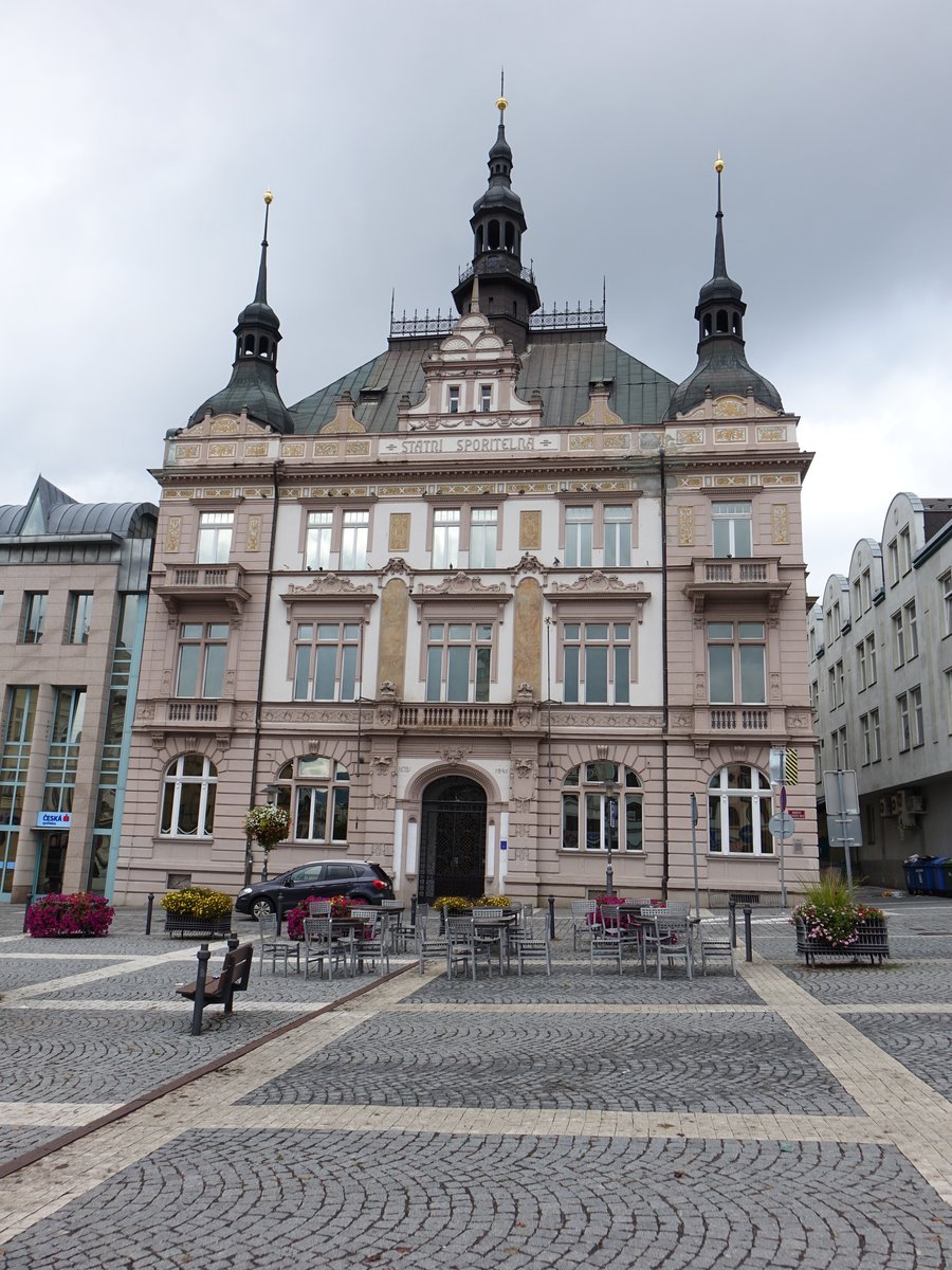 Turnov / Turnau, Renaissance-Rathaus aus dem Jahr 1526, Umbau 1894 (28.09.2019) 