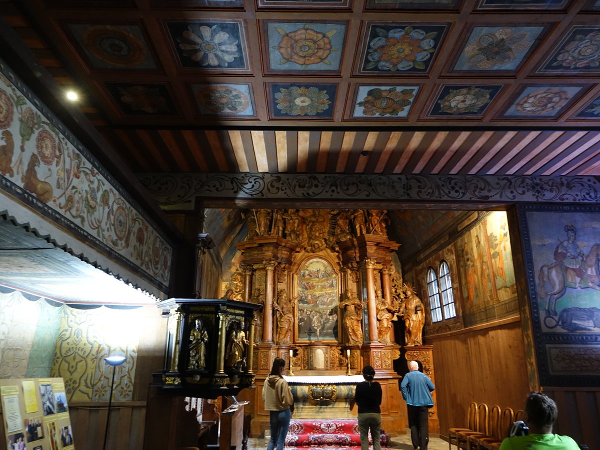 Tvrdosin / Turdoschin, Altar in der gotischen Allerheiligenkirche (06.08.2020)