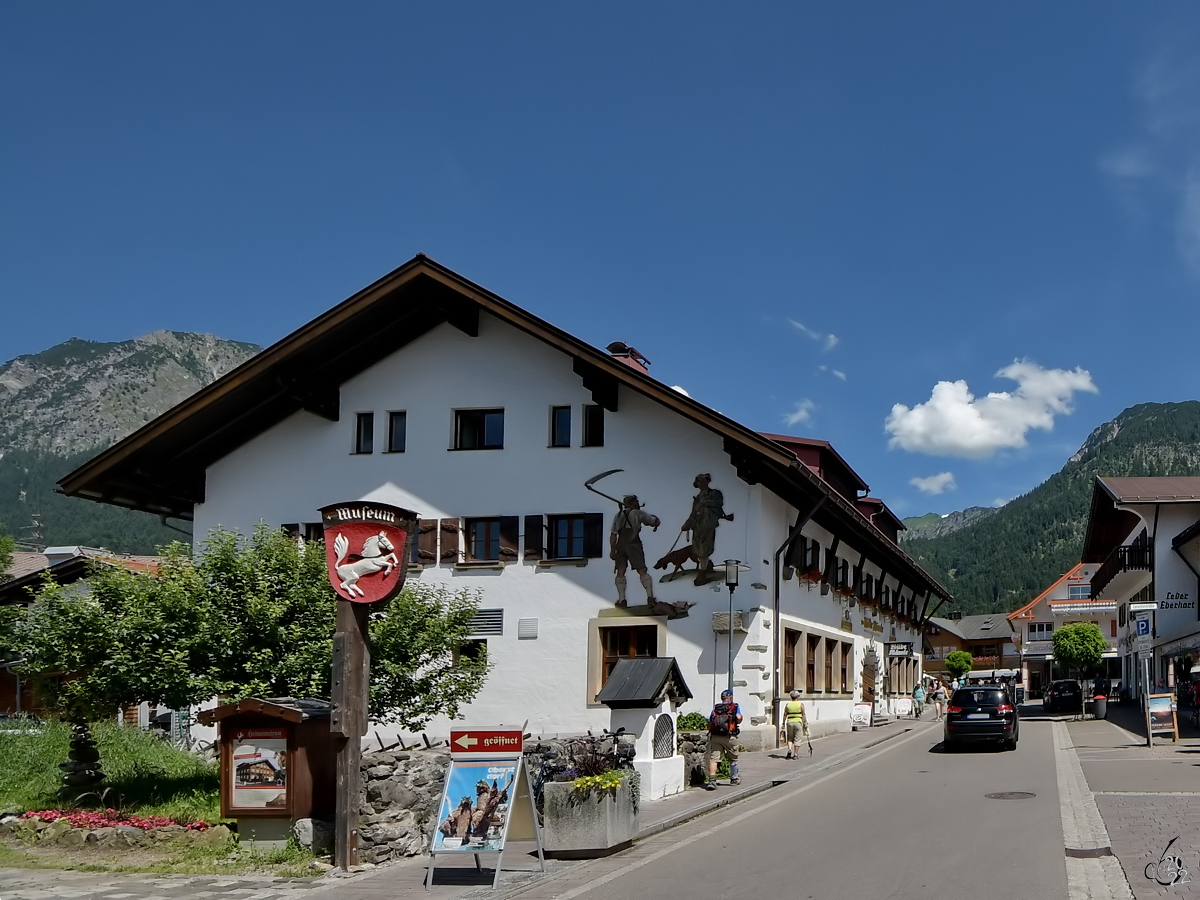 Typisch bayrische Idylle in Oberstdorf. (Juli 2017)