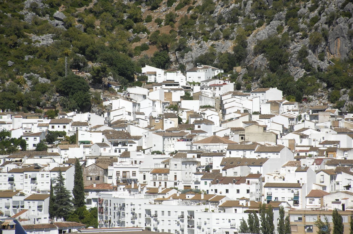 Ubrique (Pueblos blancos) - Andalusien. Aufnahmedatum: 15. Juli 2014.