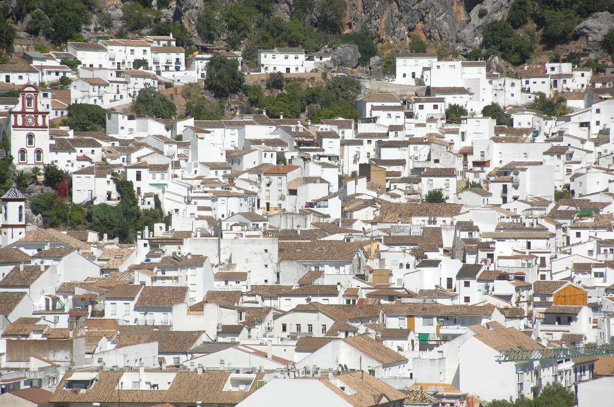 Ubrique (Pueblos blancos) - Andalusien. Aufnahmedatum: 15. Juli 2014.