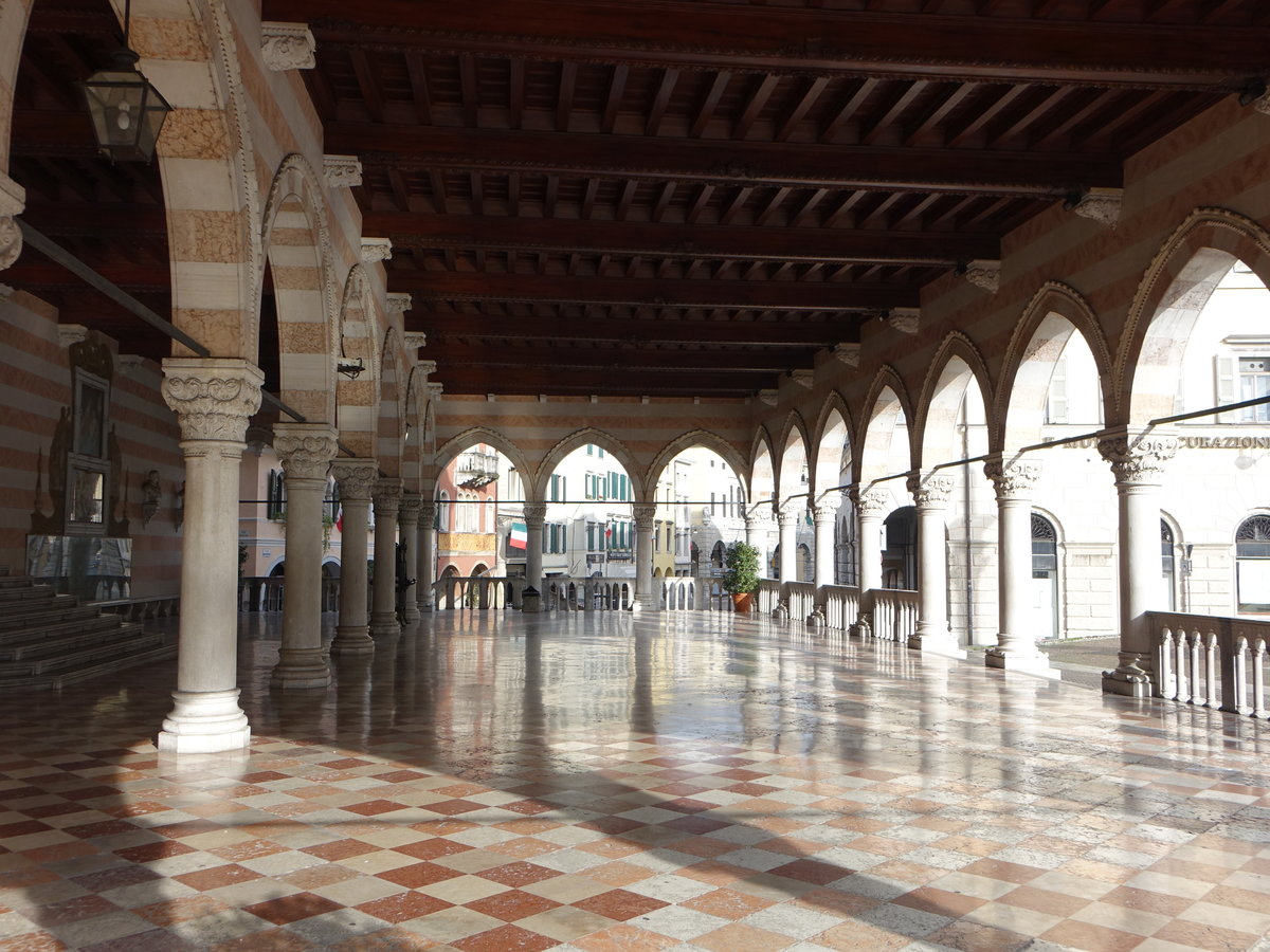 Udine, Untergescho in der Loggia del Lionallo (07.05.2017)