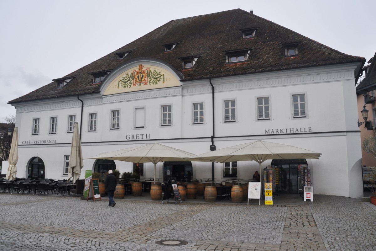 ÜBERLINGEN (Bodenseekreis), 24.02.2015, Greth (ehemaliges Warenlager- und Handelshaus)