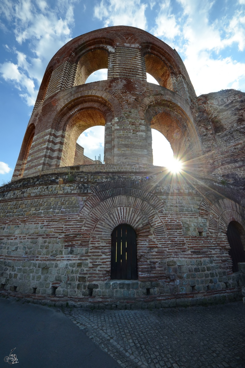 berreste der sptantiken rmischen Kaiserthermen in Trier. (Juli 2017)