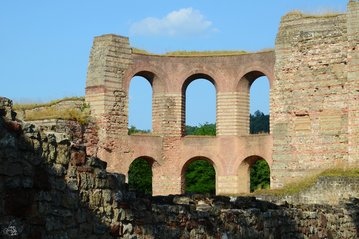 berreste der sptantiken rmischen Kaiserthermen in Trier. (Juli 2017)