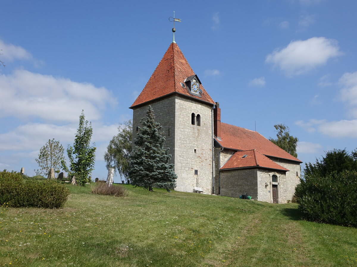 Uehrde, evangelische Kirche, Saalkirche erbaut 1785 (16.08.2025)