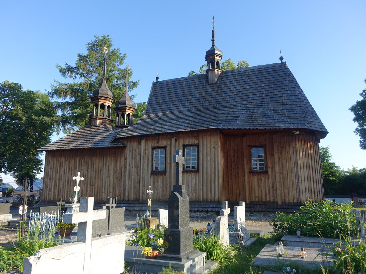 Ulanow, Pfarrkirche Hl. Dreifaltigkeit, erbaut 1690 durch Jedrzej Zamojski (18.06.2021)