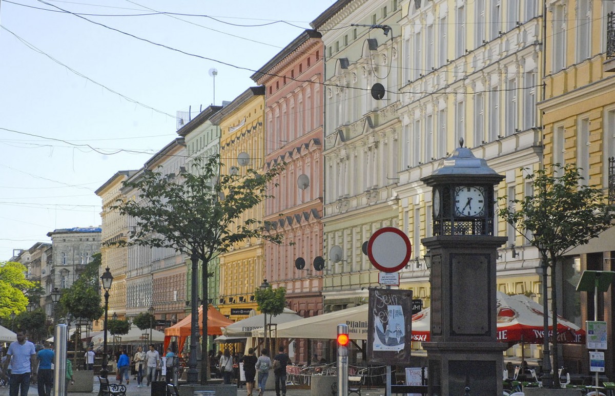 Ulica Bogusława X, Szczecin - Bogislavstrae, Stettin. Aufnahmedatum: 24. Juni 2015.