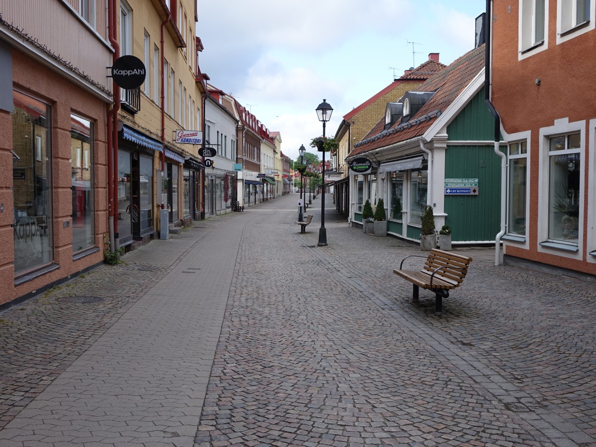 Ulricehamn, Huser in der Storgatan (14.06.2015)