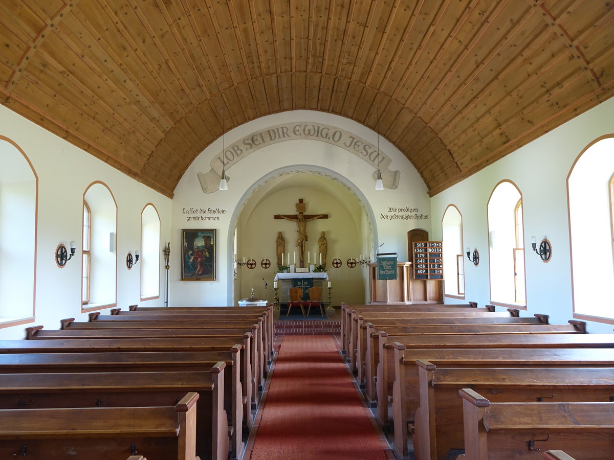 Unterrottmannsdorf, Innenraum der Ev. Christuskirche (26.05.2016)