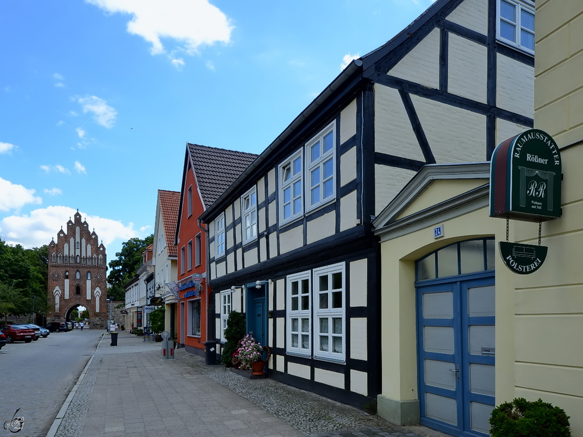 Unterwegs in der Altstadt von Neubrandenburg. (August 2013)