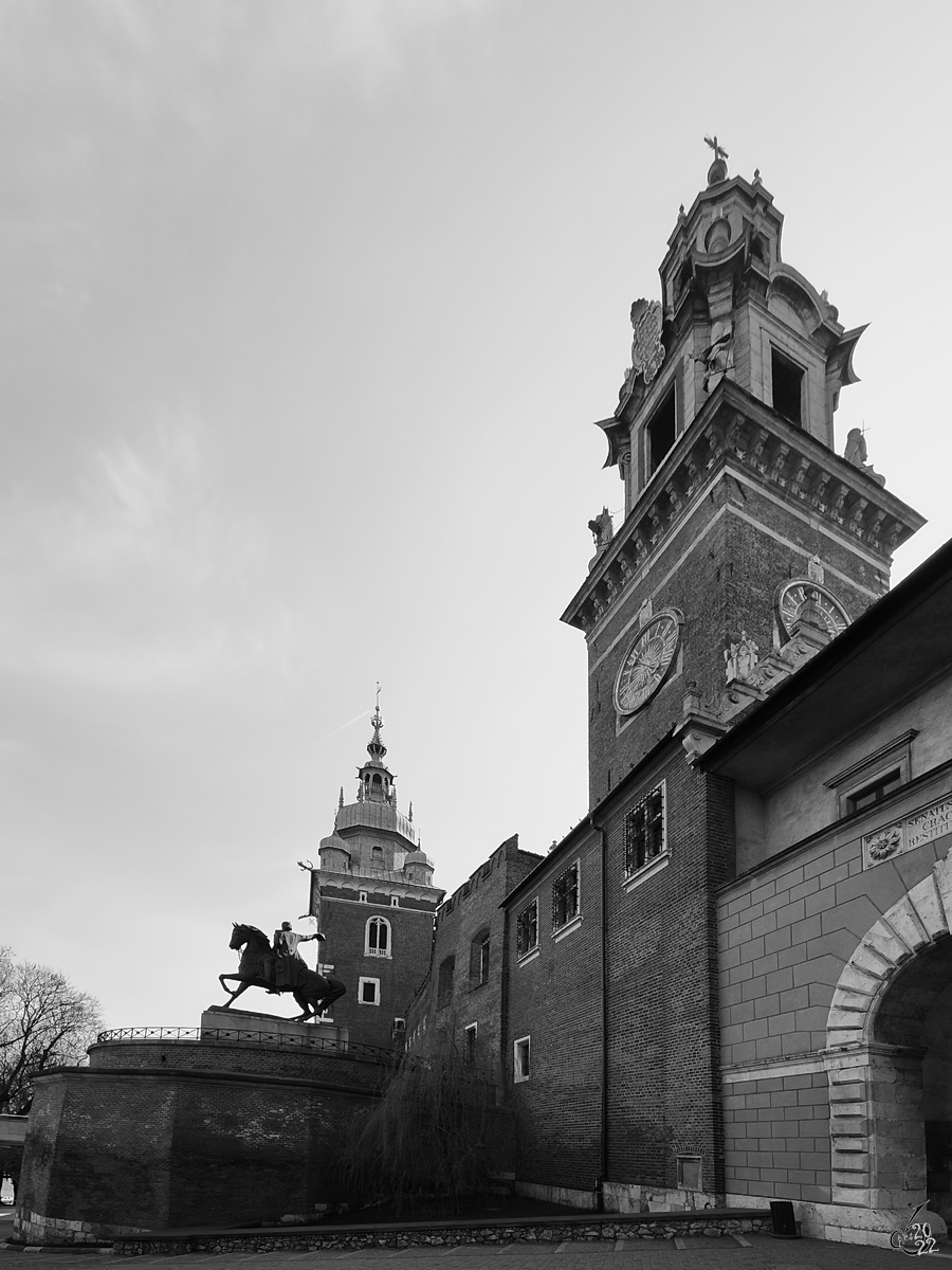 Unterwegs auf dem Wawelhgel. (Krakau, April 2014)