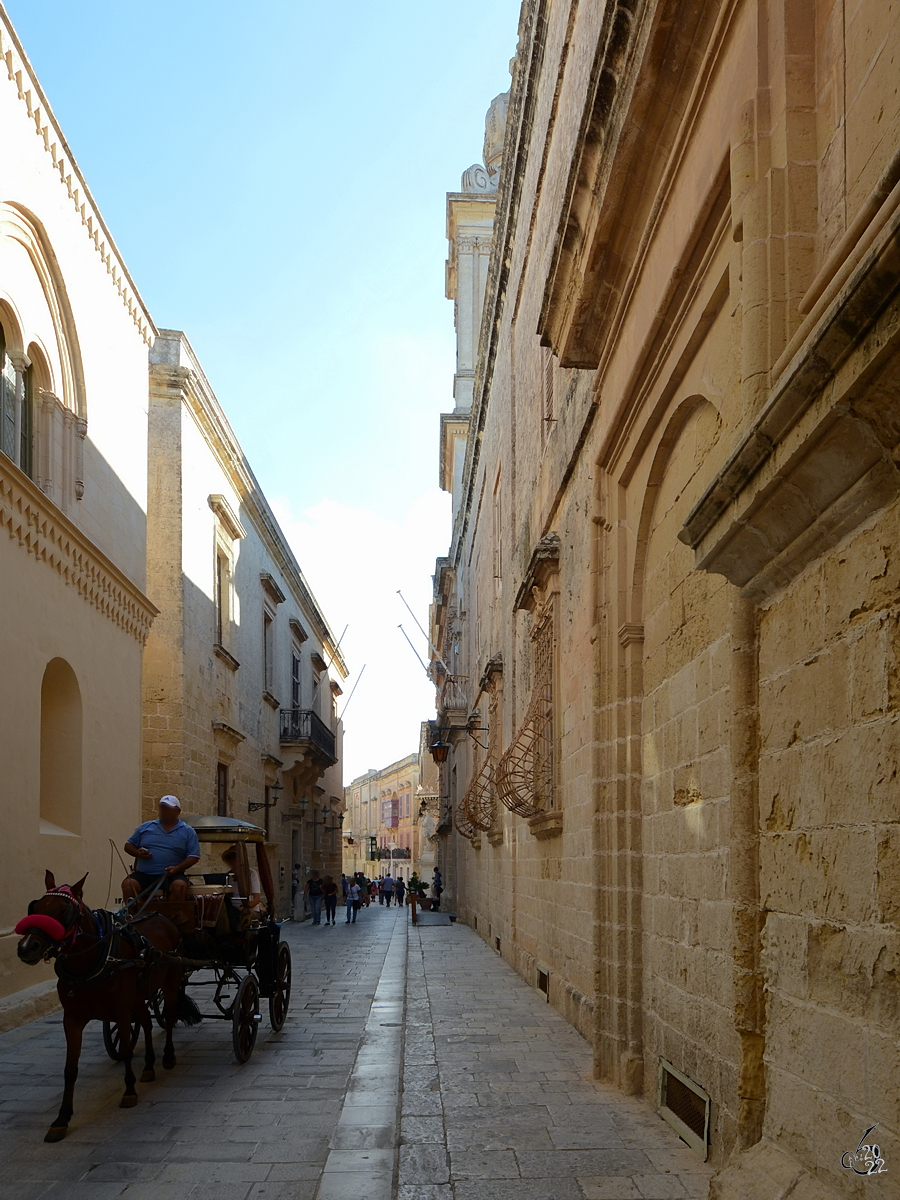 Unterwegs in der ehemaligen Hauptstadt Malta´s. (Mdina, Oktober 2017)