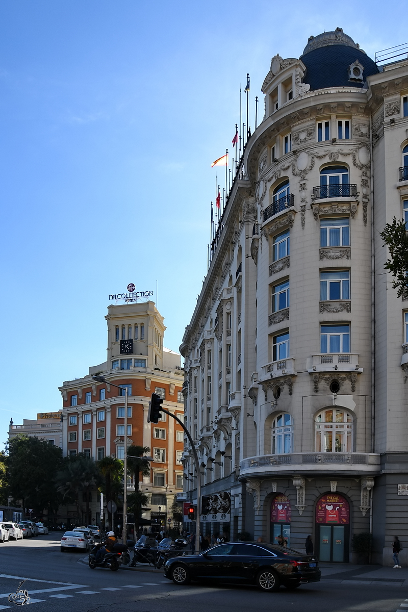 Unterwegs in der Innenstadt von Madrid. (November 2022)