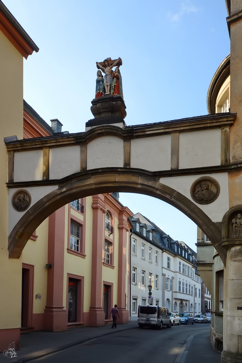 Unterwegs in der Innenstadt von Trier. (Juli 2013)