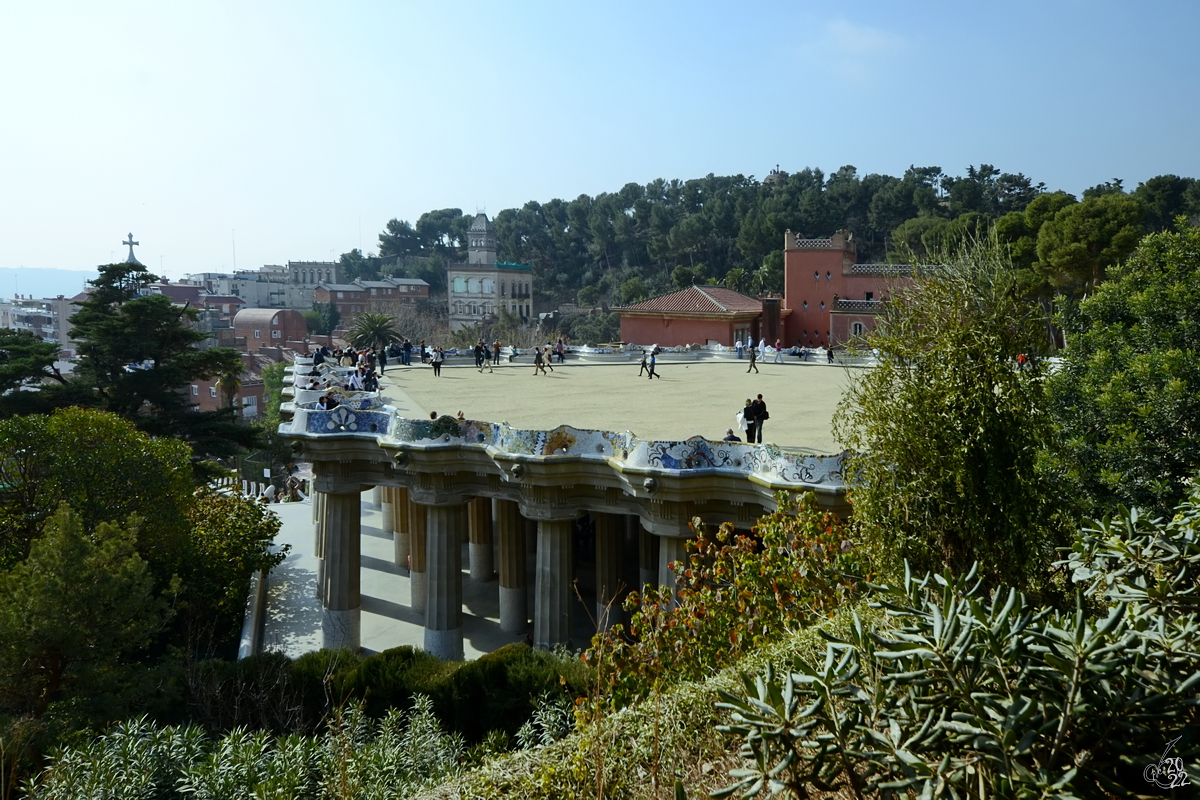 Unterwegs im Park Gell. (Barcelona, Februar 2012)