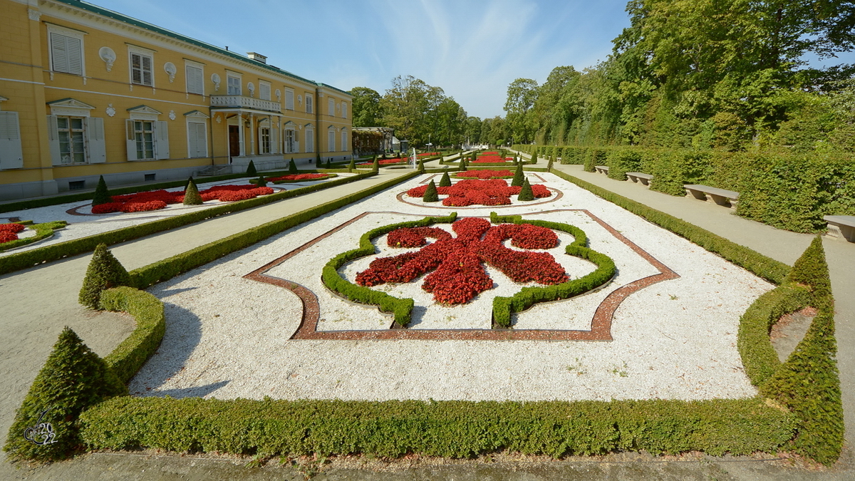 Unterwegs im Schlossgarten von Wilanw. (August 2015)