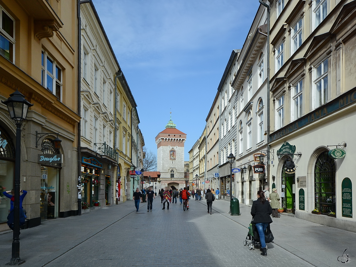 Unterwegs in den Straen von Krakau. (April 2014)