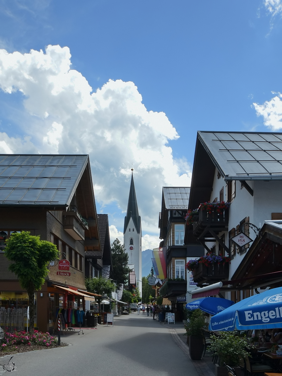 Unterwegs in den Straen von Oberstdorf. (Juli 2017)