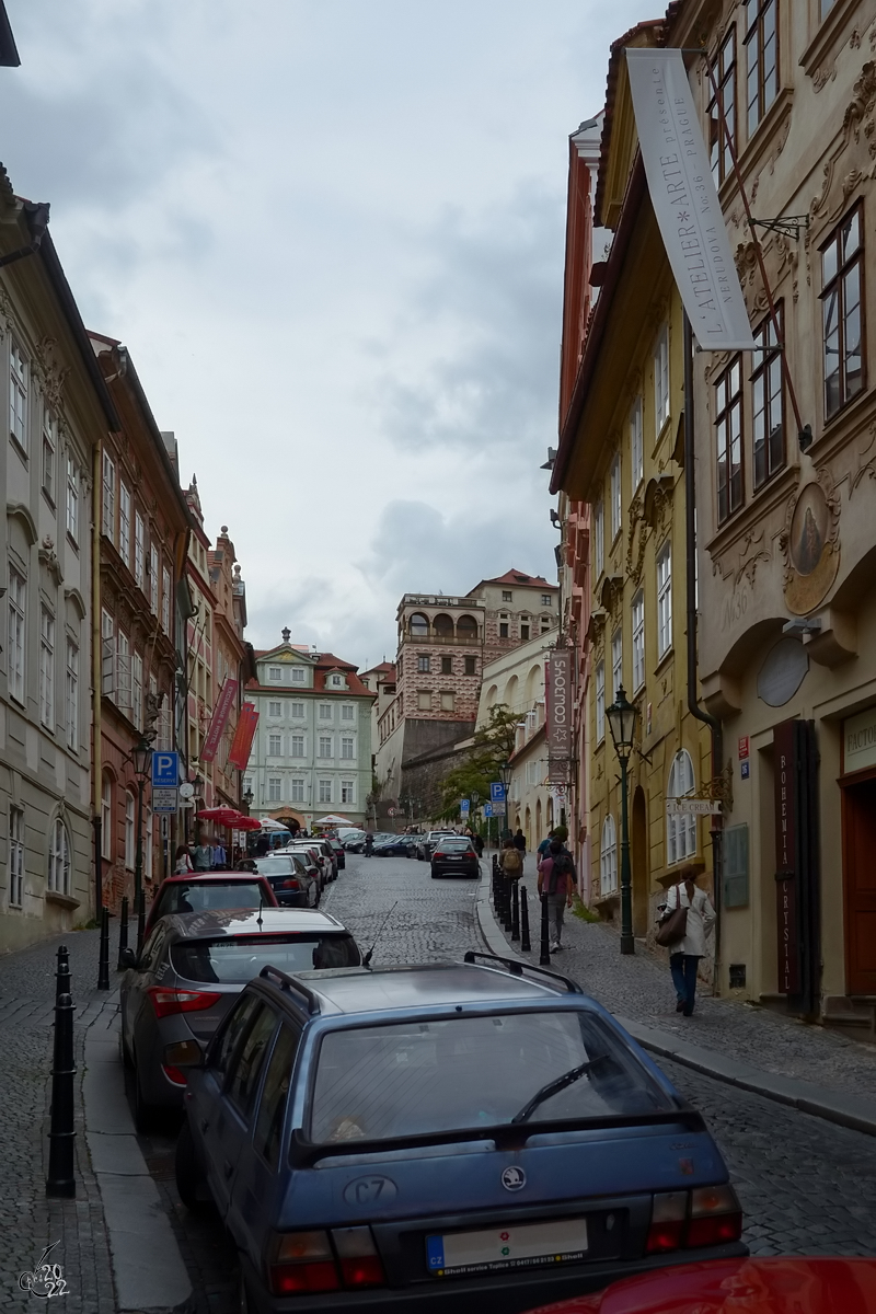 Unterwegs in den Straen von Prag. (September 2012)