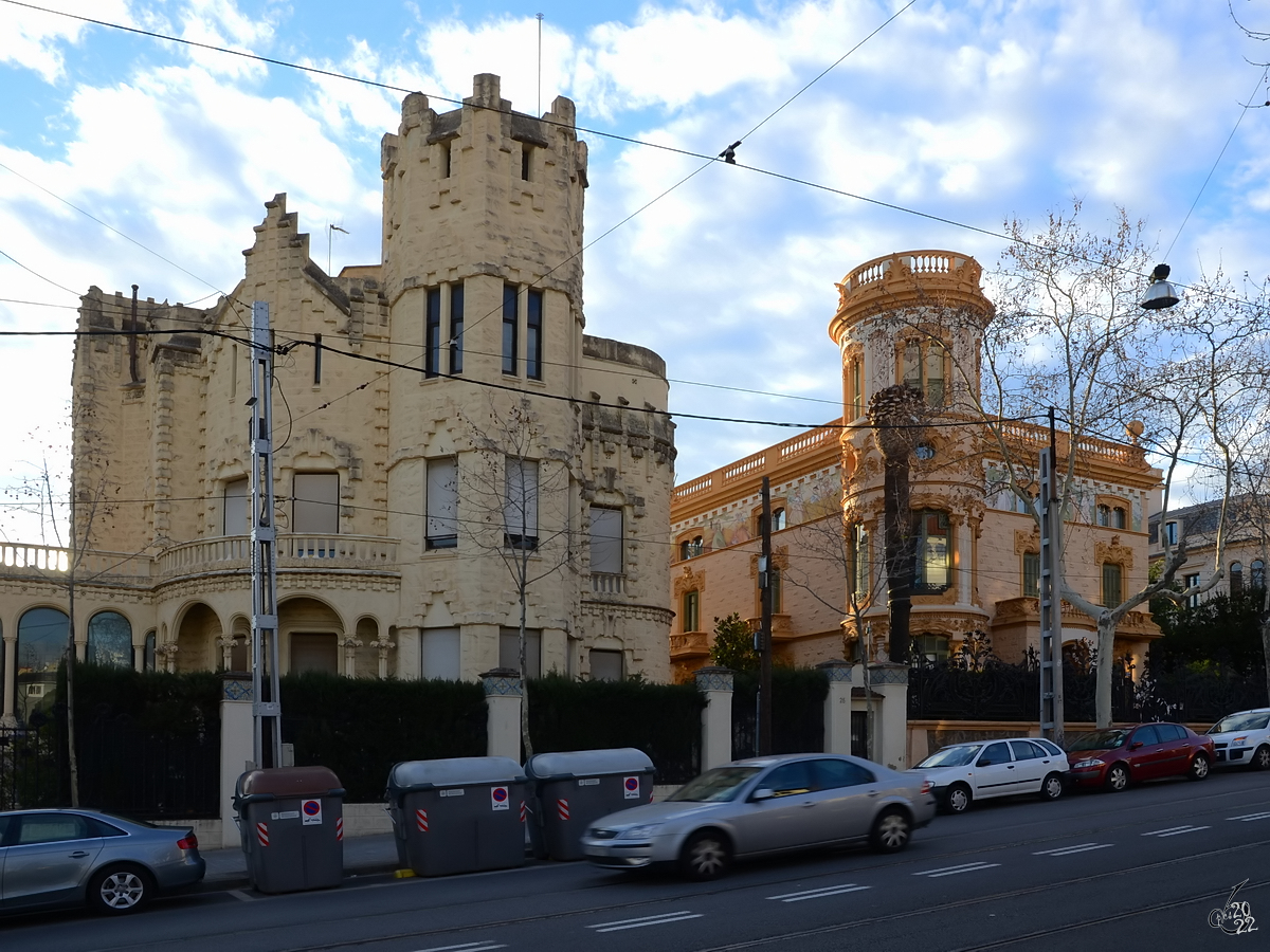 Unterwegs in der (wohl) etwas feineren Gegend von Barcelona. (Februar 2013)