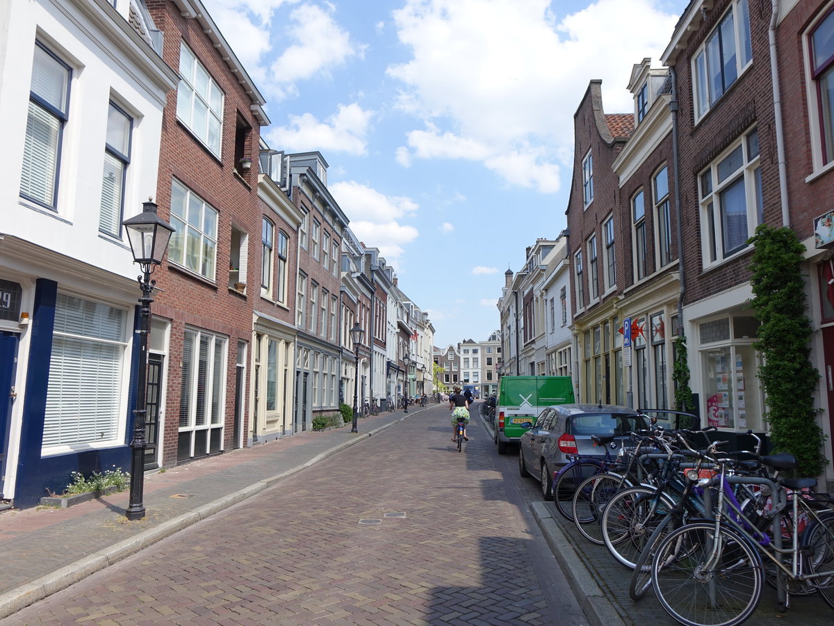 Utrecht, Huser in der Lange Nieuwstraat (12.05.2016)