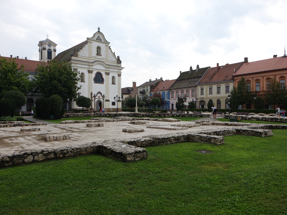 Vac, Dominikanerkirche am Mrcius 15. tr, erbaut bis 1770 (02.09.2018)