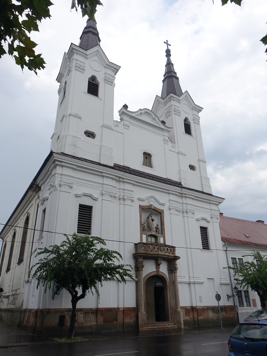 Vac, Piaristenkirche St. Anna, erbaut von 1725 bis 1745 (02.09.2018)