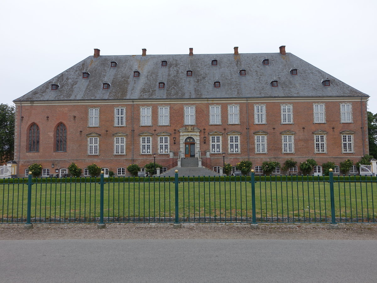 Valdemars Slot auf der Insel Tasinge bei Svendborg, erbaut von 1639 bis 1644 von Christian IV. (22.07.2019)