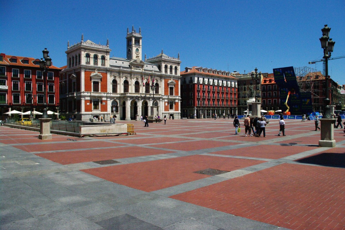 Valladolid, Plaza Major mit Rathaus (19.05.2010)