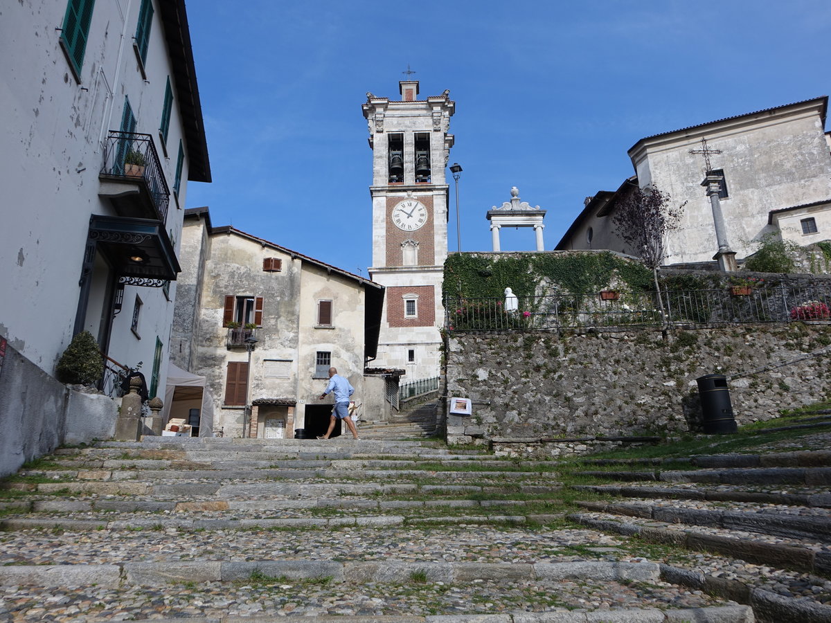 Varese, Wallfahrtskirche auf dem Sacro Monte, erbaut im 16. Jahrhundert (22.09.2018)