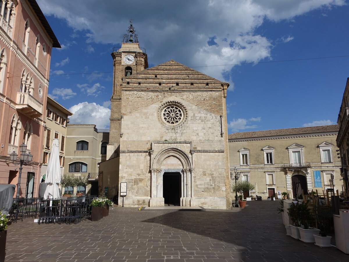 Vasto, Kathedrale San Giuseppe, erbaut Ende des 13. Jahrhundert (16.09.2022)
