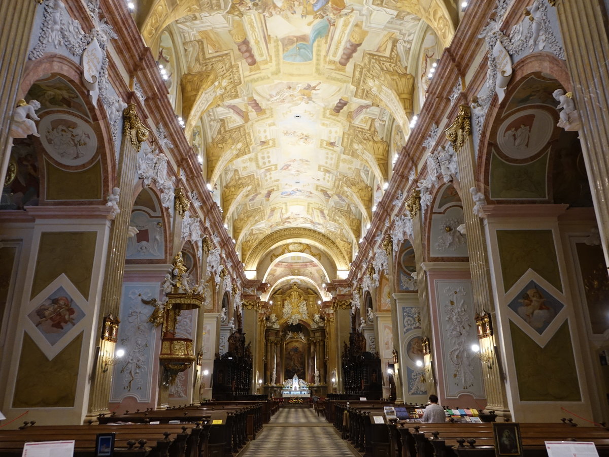 Velehrad / Welehrad, barocker Innenraum der Basilika Maria Himmelfahrt (04.08.2020)