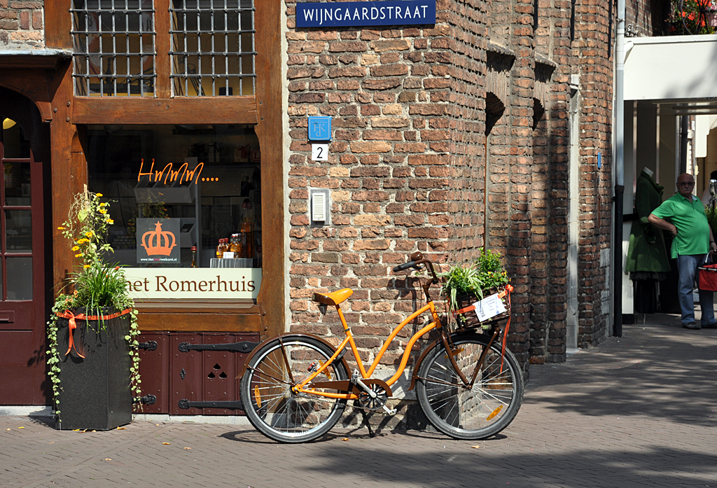 Venlo (Provinz Limburg) - wie in den ganzen Niederlanden, Fahrrder berall und fr jeden Zweck - 27.08.2013