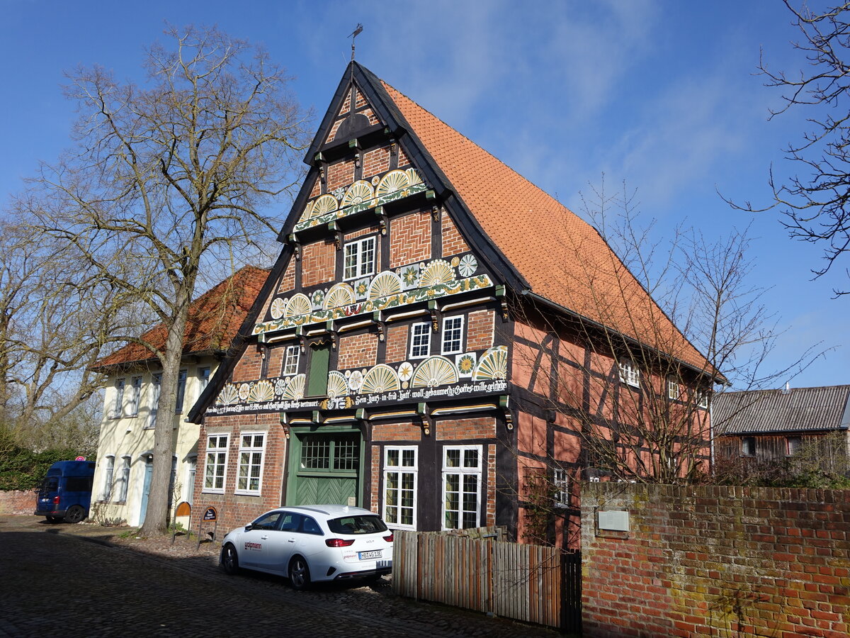 Verden, Ackerb�rgerhaus in der Strukturstra�e, erbaut 1577 (27.03.2026)