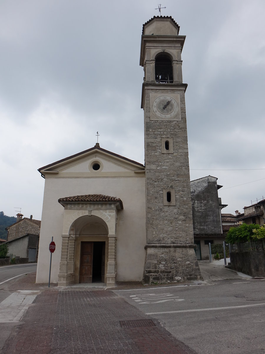 Vergoman, Pfarrkirche San Antonio, erbaut im 16. Jahrhundert (17.09.2019)