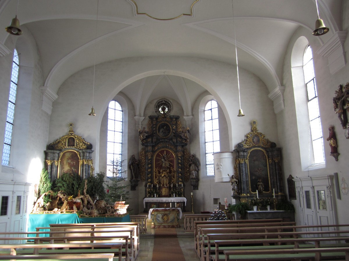 Veringenstadt, Altre der Wallfahrtskirche Maria Deutstetten (06.01.2014)