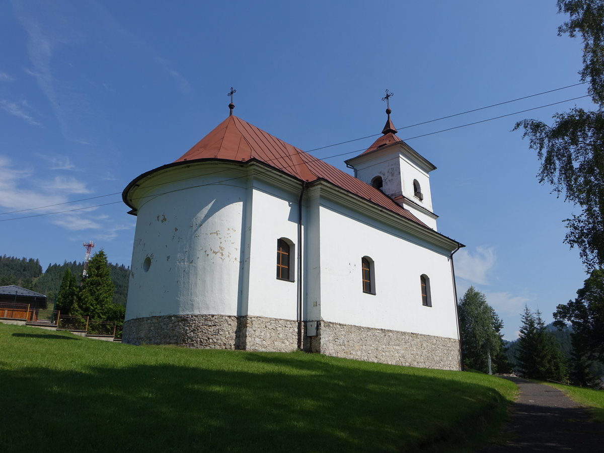 Vernar / Wernsdorf, Griechisch-kath. Pfarrkirche Maria Himmelfahrt, erbaut 1824 (07.08.2020)