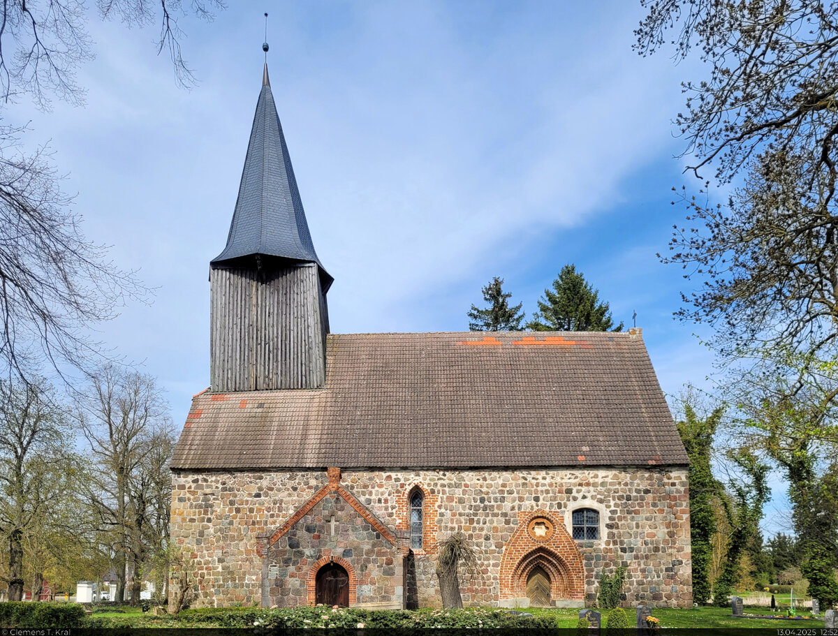 Vers�hnungskirche Rattey aus dem 13. Jahrhundert. Der h�lzerne Turmaufsatz stammt aus dem 16. Jahrhundert.

🕓 13.4.2025 | 12:52 Uhr