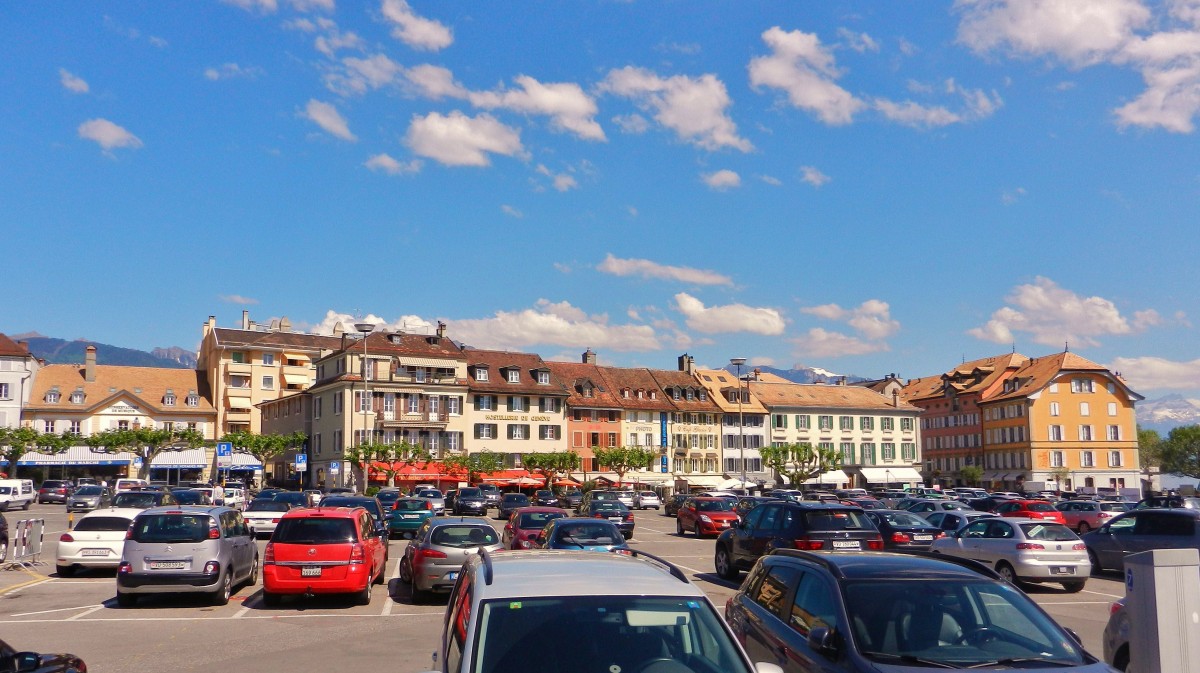 Vevey, Place du March, auch Grand-Place genannt - 13.06.2013