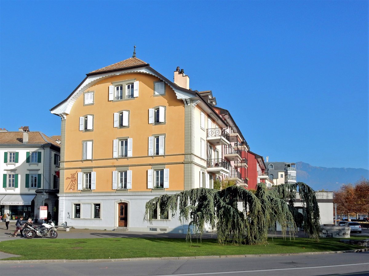 Vevey, Rue du Lac 51, ehemalige Druckerei “Säuberlin & Pfeiffer”, 1896 gegründet - 02.11.2015