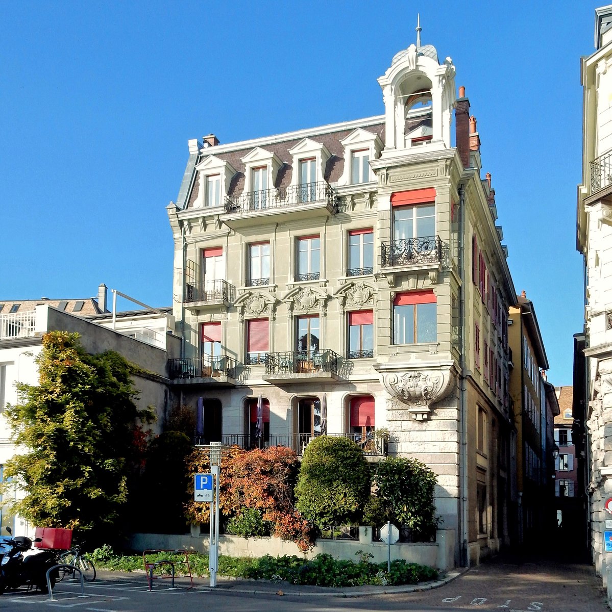 Vevey, Ruelle du Lac 1, stilvolles Wohngebude am Quai Perdonnet - 02.11.2015