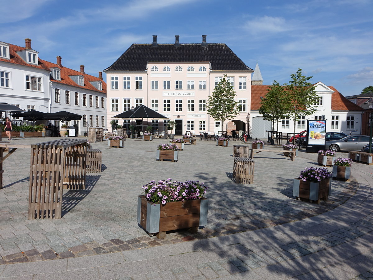 Viborg, Stillingsgaard Gebude am Nytorv Platz (08.06.2018)