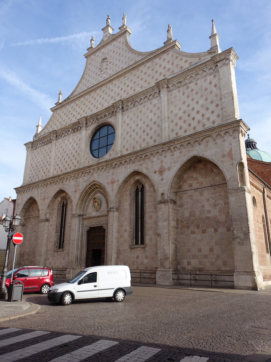 Vicenza, gotischer Dom St. Maria Maggiore, erbaut ab 1400 (28.10.2017)