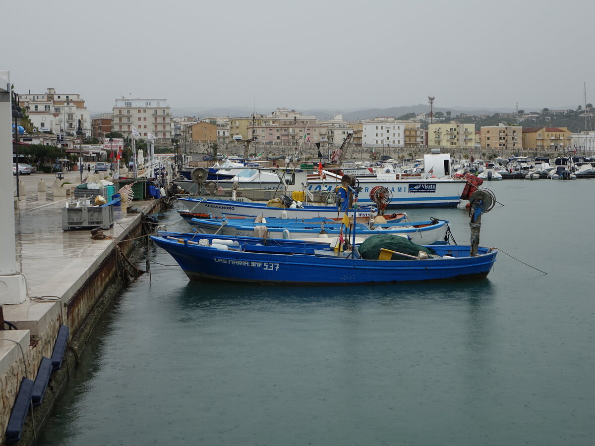 Vieste, Marina an der Lungomare Europa (26.09.2022)