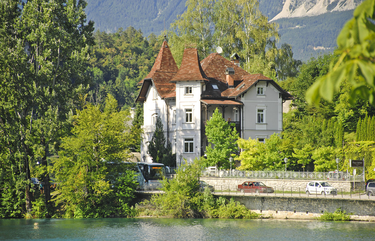 Villa in Bled in Slowenien. Aufnahme: 3. August 2016.