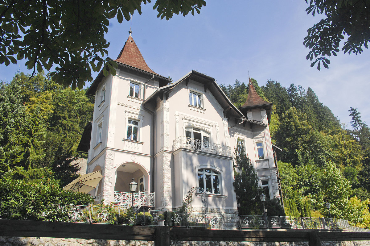 Villa in Bled in Slowenien. Aufnahme: 3. August 2016.