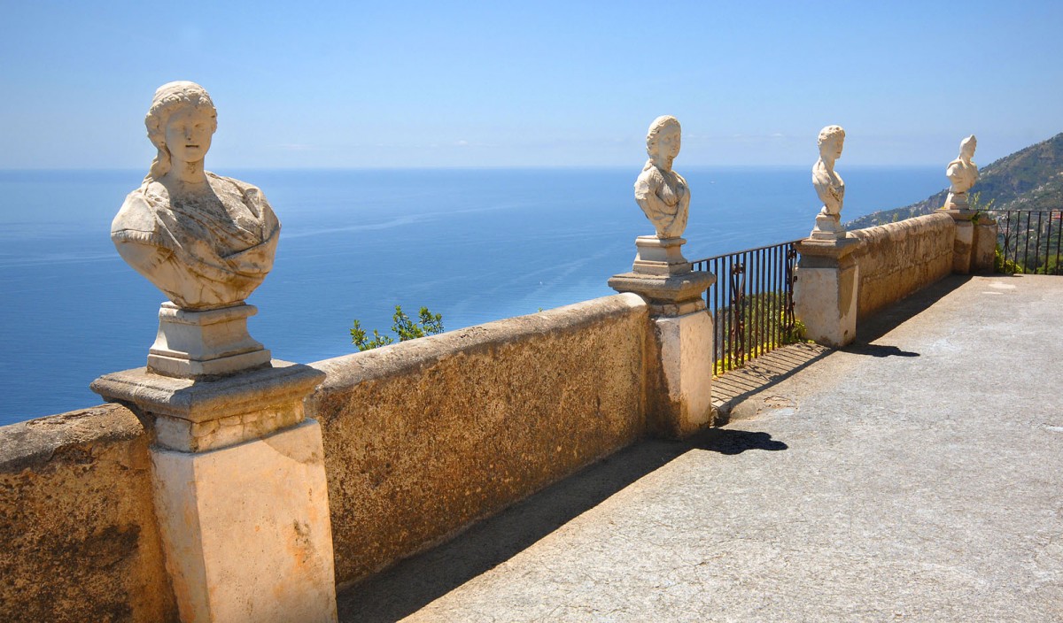 Villa Cimbrone in Ravello. Aufnahmedatum: 27. Juli 2011.